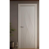 Puerta de madera elegante y contemporánea: puerta interior de diseño minimalista con acabado preciso, personalizable
